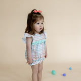 Charlotte Romper | Pastel Plaid