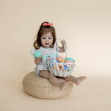 Charlotte Romper | Pastel Plaid