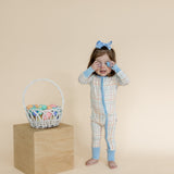 Baby Zip Sleeper | Pastel Plaid